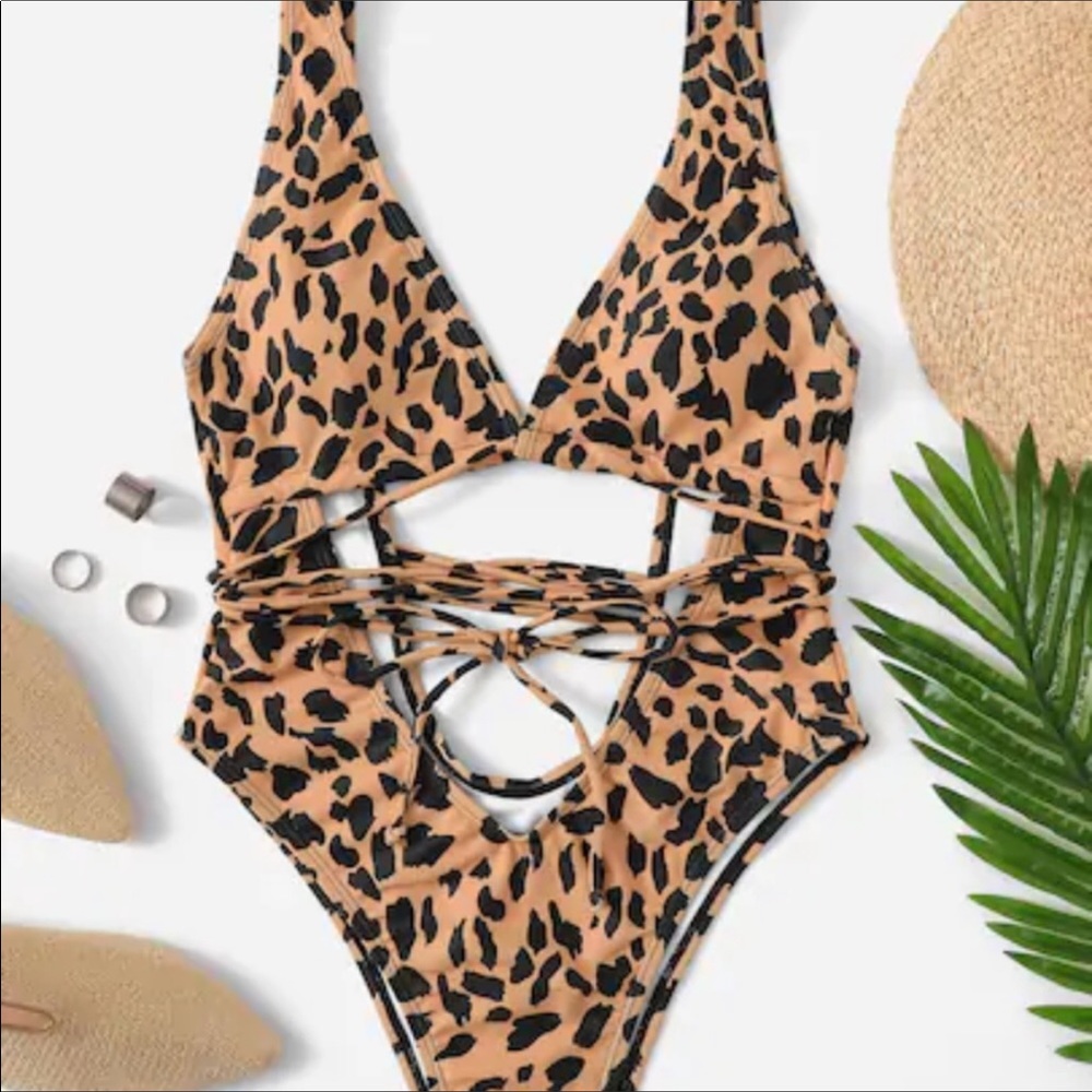 Leopard Print Swimsuit